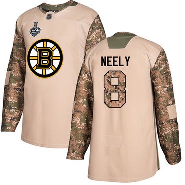 NHL Bruins #8 Cam Neely Camo 2017 Veterans Day 2019 Stanley Cup